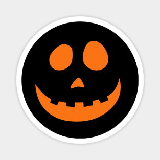 Pumpkin Face Halloween Magnet